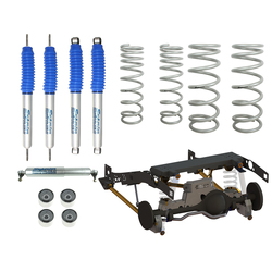 Superior Weld In Coil Conversion VSB14 Approved 2 Inch (50mm) Lift Kit w/Nitro Gas Twin Tube Shocks (Front and Rear) Suitable For Toyota LandCruiser 7