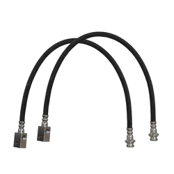 Brake Lines Rubber 2-3 Inch (50-75mm) Front Suitable For Patrol GU(2.8, 4.5 and 4.2lt with ABS) (Pair) - SSC-GUBL42A3F