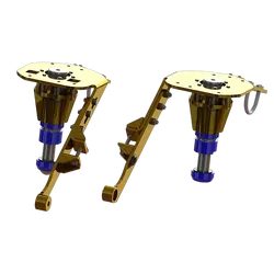 Superior Hydraulic Rear Bump Stop Kit Suitable For Nissan Patrol GQ/GU Wagon (Kit) - SUP-GQGUHYRDRBUMPWAG-XXX