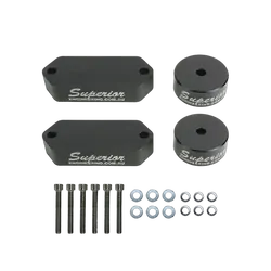 SUPERIOR BUMP STOP EXTENSIONS SUITABLE FOR TOYOTA LANDCRUISER 76/78/79/80/105 SERIES FRONT (PAIR) - SUP-BUMPEXT-LCRF