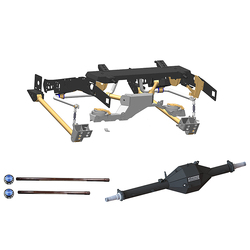 Superior Weld in Coil Conversion VSB14 Approved Base Kit with Track Corrected Chromoly Diamond Diff Housing Suitable For Toyota LandCruiser 79 Series