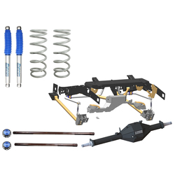 Superior Weld in Coil Conversion VSB14 Approved 2 Inch (50mm) Lift Kit with Track Corrected Chromoly Diamond Diff Housing w/Nitro Gas Twin Tube Shocks