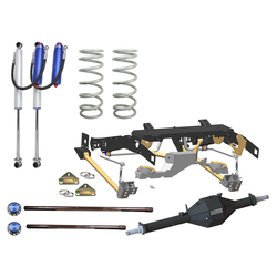 Superior Weld in Coil Conversion VSB14 Approved 2 Inch (50mm) Lift Kit with Track Corrected Chromoly Diamond Diff Housing w/Remote Reservoir Shocks (R