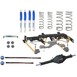 Superior Weld in Coil Conversion VSB14 Approved 2 Inch (50mm) Lift Kit with Track Corrected Chromoly Diamond Diff Housing w/Nitro Gas Twin Tube Shocks