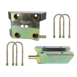 Superior U-Bolt Plate High Clearance Billet Steel Suitable For LandCruiser 60/75/76/78/79 Series (Rear Only) (Pair) - LCRUBLTPLTGEN3