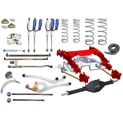 Superior Outback Tourer Australia Wide Legal Bolt In Coil Conversion 4 Inch (100mm) Superflex Lift, 33-35 Inch Tyres, Track Corrected Chromoly Diamond