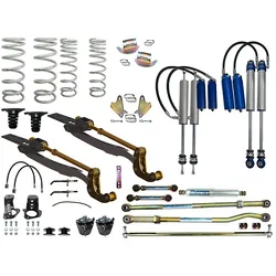 Superior Remote Reservoir 2.5 Hybrid 5 Link 4 Inch (100mm) Lift Kit Suitable For Nissan Patrol GU 98-99 Wagon/98 on Ute (Kit)