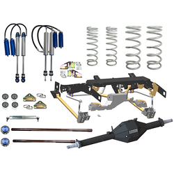 Superior Weld in Coil Conversion VSB14 Approved 2 Inch (50mm) Lift Kit with Track Corrected Chromoly Diamond Diff Housing w/2.5 Remote Reservoir Shock