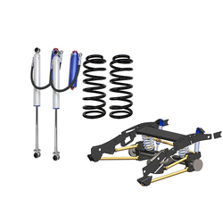 Superior Weld In Coil Conversion VSB14 Approved w/Remote Reservoir Shocks (Rear Only) Suitable For Toyota Hilux Revo 2015 on - SUP-RR-REVOCOIL2-KIT-RO