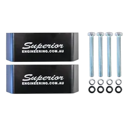 Superior Bump Stop Extensions 50mm Suitable For Toyota LandCruiser 76/78/79/80/105 Series Rear (Pair) - LC7950BS-V1