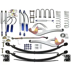 Superior Remote Reservoir 2.5 Hyperflex 4 Inch (100mm) Lift Kit Suitable For Toyota LandCruiser 78/79 Series V8 8/2016 on (Kit)