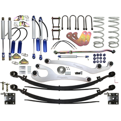 Superior Remote Reservoir 2.5 Superflex 5 Inch (125mm) Lift Kit Suitable For Toyota LandCruiser 78/79 Series 6 Cyl (Kit)