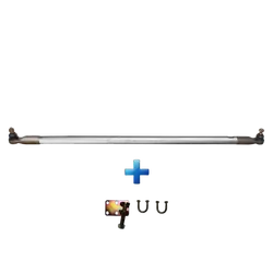 Superior Drag Link Hollow Bar 0-3 Inch (0-75mm) Suitable For Nissan Patrol GU 1/2000 On Wagon Adjustable (Taper Pin Bracket) (Each) - GUMDLS3W-V2