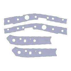 Superior Chassis Brace/Repair Plate Suitable For Ford Ranger PXI-PXII-PXIII/Mazda BT-50 Extra Cab Only (Kit) - SUP-RANPXCHSB-XC