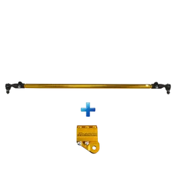 Superior 7075 - T6 Alloy Drag Link Solid Bar 2-6 Inch (50-150mm) Lift Suitable For Nissan Patrol GU 1/2000 On Wagon Adjustable - GUDLW-AL