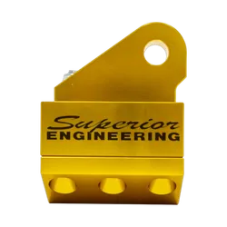 Superior Billet Series 7075 Alloy Damper Bracket Suitable For Toyota LandCruiser 79 Series (Tapered Pin) - BDLBLC79TP-KIT