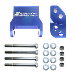 Superior Billet Series 6061 - T6 Alloy Crossmember Drop Kit Suitable For Suzuki Jimny 2018 on - CRCP-B-JIM02-C