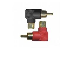 Right Angle Rca Adapters (Pair)