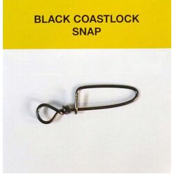 Seahorse Tackle Coastlock Snap Black Stainless Steel