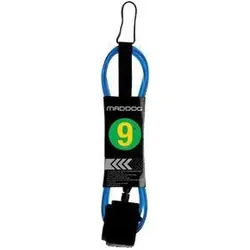 Maddog Surf Leash 9' Blue