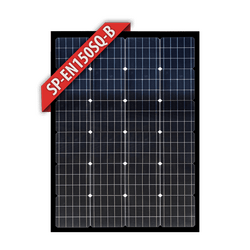 Enerdrive Solar Panel 150W Mono Squat Black Frame