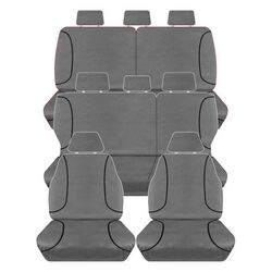 Tuff Terrain Canvas Seat Covers to Suit Toyota Landcruiser 200 Series Wagon GXL 8 Seater 07/09-On