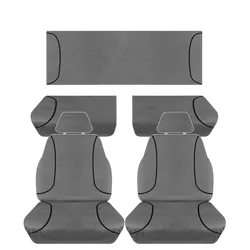 Tuff Terrain Canvas Seat Covers to Suit Toyota Hilux SR SR5 Extra Cab (4X2) 07/11-06/15