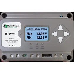Morningstar Ecopulse Solar Controller - Metered 30A
