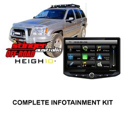 Jeep Heigh10 Infotainment Kit (Includes: Un1810/Mt99-6503/Ipusbd3/Pacswicp2/Stbaa20/Mt70-6503/Bha1817R/Se-Sdin)