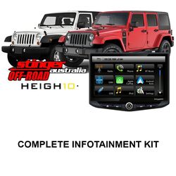 Stinger Heigh10 Jeep Wrangler Jk 07-10 Package (Includes: Un1810/Mt95-6511/Pacrp4Ch11/St27Aa06/Ipusbd3)
