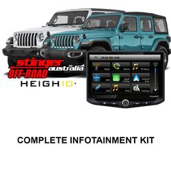 Jeep Gladiator Jt/Wrangler Jl Heigh10 Infortainment Kit (Includes: Un1810/ Srk-Jw18Eh)