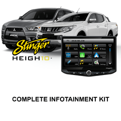 Stinger Heigh10 Mitsubishi Infotainment Kit (Includes: Bn25K8450/ Swi-Mz02/ St27Aa06/ Cph-Sti01/ Un1810)