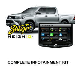 Toyota Heigh10 Infotainment Kit (Includes: Bkto1112/ Staat10M/ Swi-Ty02/ Axusb-Ty4/ Sctyrt5/ Cph-Sti01/ Un1810)