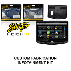 Universal Custom Fabrication Heigh10 Infotainment Kit Incl: Un1810/Se-Hfdk/Se-1502/Se-1501
