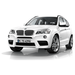BMW X3 2nd Generation Car Window Shades (F25; 2011-2017)