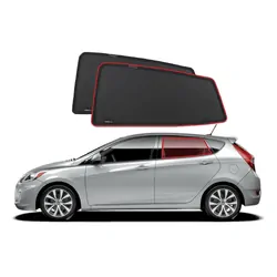 Hyundai Accent Hatchback 4th Generation Car Window Shades (RB; 2010-2019)