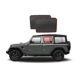 Jeep Wrangler Car Window Shades (JL/JT; 2018-Present)