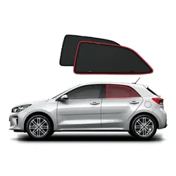KIA Rio Hatchback 4th Generation (Global Version) Car Window Shades (YB/SC; 2016-2023)