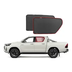 Toyota Hilux 8th Generation | TruckMasters OX Car Window Shades (AN120/AN130; 2015-Present)