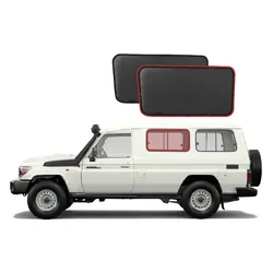 Toyota LandCruiser Troop Carrier Car Window Shades (75/78 Series; 1984-Present)