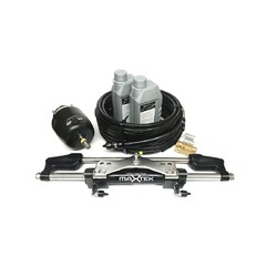 MaXtrek Twin Engine Hydraulic Outboard Steering - Complete Bullhorn Kit Suitable Up to 350HP
