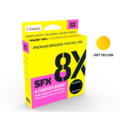 Sufix SFX 8X Braided Line 6lb 150yds Yellow