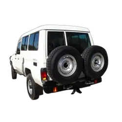 Single Spare Wheel Carrier to Suit Toyota Landcruiser 75 Series Pre 1990 RHS