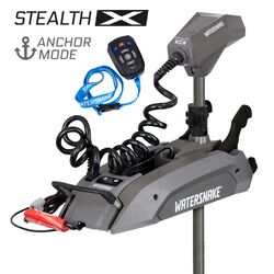 Watersnake Stealth Electric Motors With X - Anchor Remote