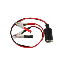 Wildtrak 12V Accessory Socket To Alligator Batt Clamps 35Cmx4Mm