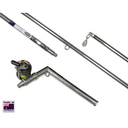 Hookem Teaser Dredge Extension Bar - Includes Reel Seat Only - Vertical Rod Holders - Boom Length 1.6M - 2 Piece