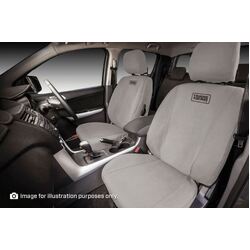 Front Twin Buckets Airbag Seats Tradie Gear To Suit Tg6006 Toyota Hilux Sr5 4X4 Xtra Cab