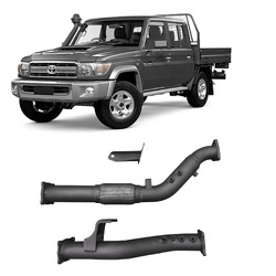 Redback Extreme Duty Exhaust DPF Adapter Kit for Toyota Landcruiser 76 Series Wagon, 79 Series Single and Double Cab (11/2016 - on)