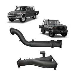Redback Extreme Duty DPF Adaptor Twin 4" Exhaust for Toyota Landcruiser 79 Series Single and Double Cab (11/2016 - on)