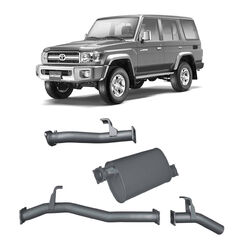 Redback Extreme Duty Exhaust for Toyota Landcruiser 76 Series Wagon (11/2016 - on)